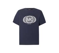 Michael Kors T-Shirt 'VICTORY' bleu nuit / blanc, Taille XL
