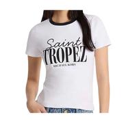 Michael Kors - Tee St. Tropez - Femme - Tops - Blanc - Taille: 38 FR