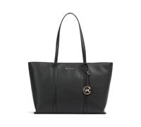 Michael Kors Temple Cabas noir, cuir de vache grainé, femme