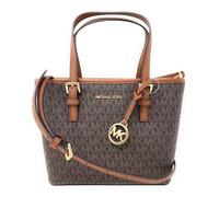 Michael Kors Transportez tout, saphir, Marron Sig, X-Small