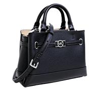 MICHAEL KORS Très petit sac à main Reed en cuir grainé - Noir