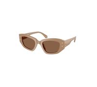 Michael Kors, unisex, Accessoires, Brun, Taille: 50 MM Lunettes Authentiques LE Praz