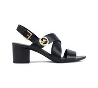 Michael Kors - Vera Leather Sandal - Femme - Chaussures - Noir - Taille: 37 1/2 EU