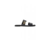 Michael Kors - Vera Leather Sandal - Femme - Chaussures - Noir - Taille: 39 EU