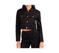 Michael Kors - Veste Courte Stretch en Coton - Femme - Vestes - Noir - Taille: 36 FR