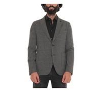 Michael Kors - Veste en Jersey Glencheck avec 2 Boutons - Homme - Vestes - Gris - Taille: M