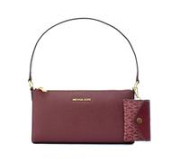 Michael Kors - Vincent Medium Saffiano Leather Pochette - Femme - Sacs - Rouge - Taille: ONE Size