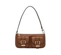 Michael Kors - Zoe Small Pebbled Leather Pochette - Femme - Sacs - Brun - Taille: ONE Size