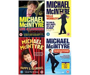 Michael Mcintyre : The Complete Laughter Stand Up Comedy DVD Collection - Michael McIntyre - Happy & Glorious / Michael McIntyre - Live & Laughing / Michael McIntyre Live 2009: Hello Wembley / Michael McIntyre: Showtime + Extras : Making of the DVD
