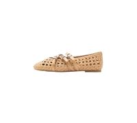 MICHAEL Michael Kors Ballerines à lanières 'INDY' cappuccino, Taille 36,5