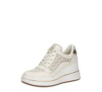 MICHAEL Michael Kors Baskets basses 'EMMY' beige clair / or / noir, Taille 38,5