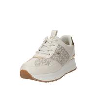 MICHAEL Michael Kors Baskets basses 'RAINA' écru / or, Taille 36