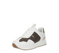 MICHAEL Michael Kors Baskets basses 'RAINA' marron / or / blanc, Taille 38