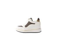 MICHAEL Michael Kors Baskets hautes 'EMMY' marron / or / blanc, Taille 41