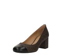 MICHAEL Michael Kors Escarpins 'PERLA' marron / noir, Taille 36,5