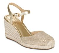 Sandales et nu-pieds Michael Michael Kors KENZIE WEDGE pour Femme 40 Or et bronze