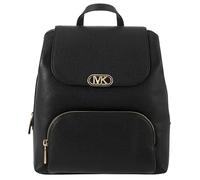 Michael Michael Kors Kensington Sac à dos en cuir grainé noir pour femme, marron, Medium, Sac à main