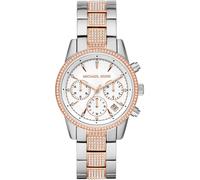 MICHAEL Michael Kors Montre à affichage analogique 'Ritz' or rose / argent / blanc, Taille One Size