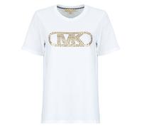 MICHAEL Michael Kors T-shirt 'EMPIRE' or / blanc, Taille S