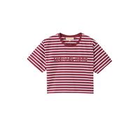 MICHAEL Michael Kors T-shirt rouge / bourgogne / blanc, Taille XS