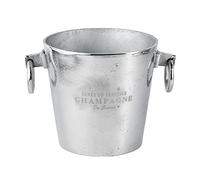 Michael Noll Rafraîchisseur à champagne, vin en aluminium, argent, S, M, L, 20 cm, 23 cm, 32 cm (23 x 19,5 x 20)