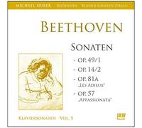 Michael Nuber (Klavier) - L.v. Beethoven: Klaviersonate Nr. 19 g-moll op. 41,1 + Nr. 10 G-Dur op. 14,2 + Nr. 26 Es-Dur 81a "Les Adieux" + Nr. 23 f-moll op. 57 "Appassionata" /// Michael Nuber (Pianist)