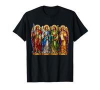 Michael Raphael Gabriel Uriel Cathédrale Icônes mosaïque Art T-Shirt