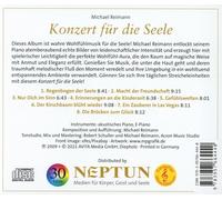 MICHAEL REIMANN - KONZERT FÜR DIE SEELE CD NEUF