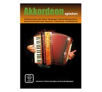 Michael Schwager et Klaus Reichardt - Jouer de l'accordéon, école d'accordéon pour débutants (incl. vidéos pédagogiques en ligne, playalongs, format DIN A4, 26 pages)