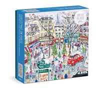 Galison – Puzzle Michael Storrings Christmas in Paris – Foil – 1000 pièces