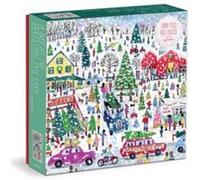 Galison Puzzle Michael Storrings Christmas Tree Farm 1000 pièces Multicolore