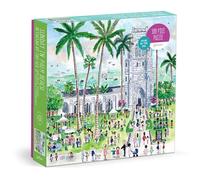 galison Puzzle Michael Storrings – Sunday in Palm Beach (Bethesda by The Sea) – 500 pièces