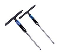 MichaelPro Clé en T à Double Vitesse MP009015 1/4" et 3/8" - Clef Mâle en T Brevetée avec Poignée Emmanchée, Longueur Ajustable en 3 Points - Clé Mâle en T