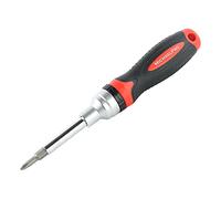 MichaelPro Tournevis à cliquet et tourne-écrous 7 en 1, multi-embouts - fente (SL5, SL6), Phillips (PH1, PH2), équipé d'un collier magnétique, poignée ergonomique rembourrée - MP002025