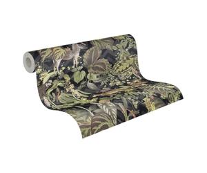 Michalsky Living Change is Good 379901 Jungle Joy Papier peint intissé Vert/noir mat