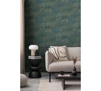 Livingwalls MICHALSKY 399844 Papier peint intissé jungle - Papier peint de qualité supérieure avec feuilles en gris, vert, bleu - de luxe conçu par Michalsky