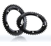 Miche CGPALB4456B00 Plateau Pista Advanced BCD 144 56 dents, noir, 1/8', noir