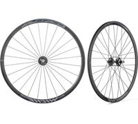 Miche Jeu de roues Pistard 622-15C noir pour pneus à fils Rayons noirs