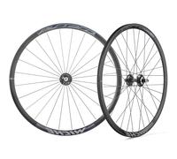 Miche Pistard Pista Road Wheel Set Argenté 9 x 100 / 10 x 120 mm / 1s Black