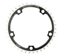 Miche Road Supertype Interior 5b Shimano 130 Bcd Chainring Noir 42t Black / Silver