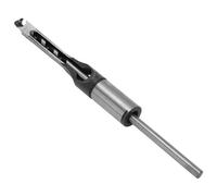 Michear Forets à trou carré pour le travail du bois - 6 mm à 16 mm - Tarière à mortaise - Ciseau à bois - Scie cloche carrée avec foret hélicoïdal - Outils de perçage (12 mm)