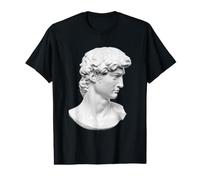 Michel-Ange David Statue Tête Sculpture 1501-1504 T-Shirt Graphique avec Valeur