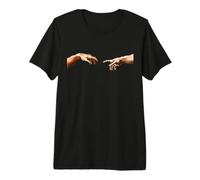 Michel-Ange Sixtin Adam Main Doigt Chapelle Pape T-Shirt Haut de Gamme