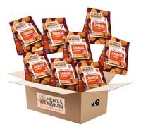 Michel & Augustin - Biscuits Apéritifs au Chorizo d'Espagne et au Paprika - Petits Biscuits Salés à la Charcuterie - 8 x 90g