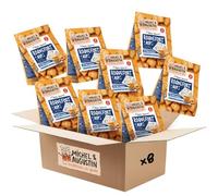 Michel & Augustin - Petits Beurre Salés au Roquefort AOP et Graines de Pavot Bleu - Biscuits Apéritifs Gourmands - Fabriqués en France - 100g x 8