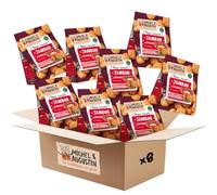 Michel & Augustin - Petits Biscuits Salés au Jambon de Bayonne IGP et Romarin - Biscuits Apéritifs Très Très Croustillants - Fabriqués en France - 90g x 8