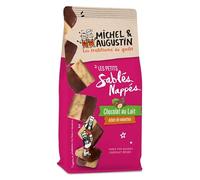 Michel & Augustin Petits sablés nappés chocolat au lait et noisette 140g