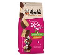 Michel & Augustin Petits sablés nappés chocolat au lait et noisette 140g