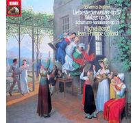 MICHEL BEROFF & JEAN-PHILIPPE COLLARD - brahms: liebeslieder walzer / valses / variations LP