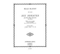 Michel Blavet: 6 Sonates Vol.1: No.1 - No.3 / Conducteur